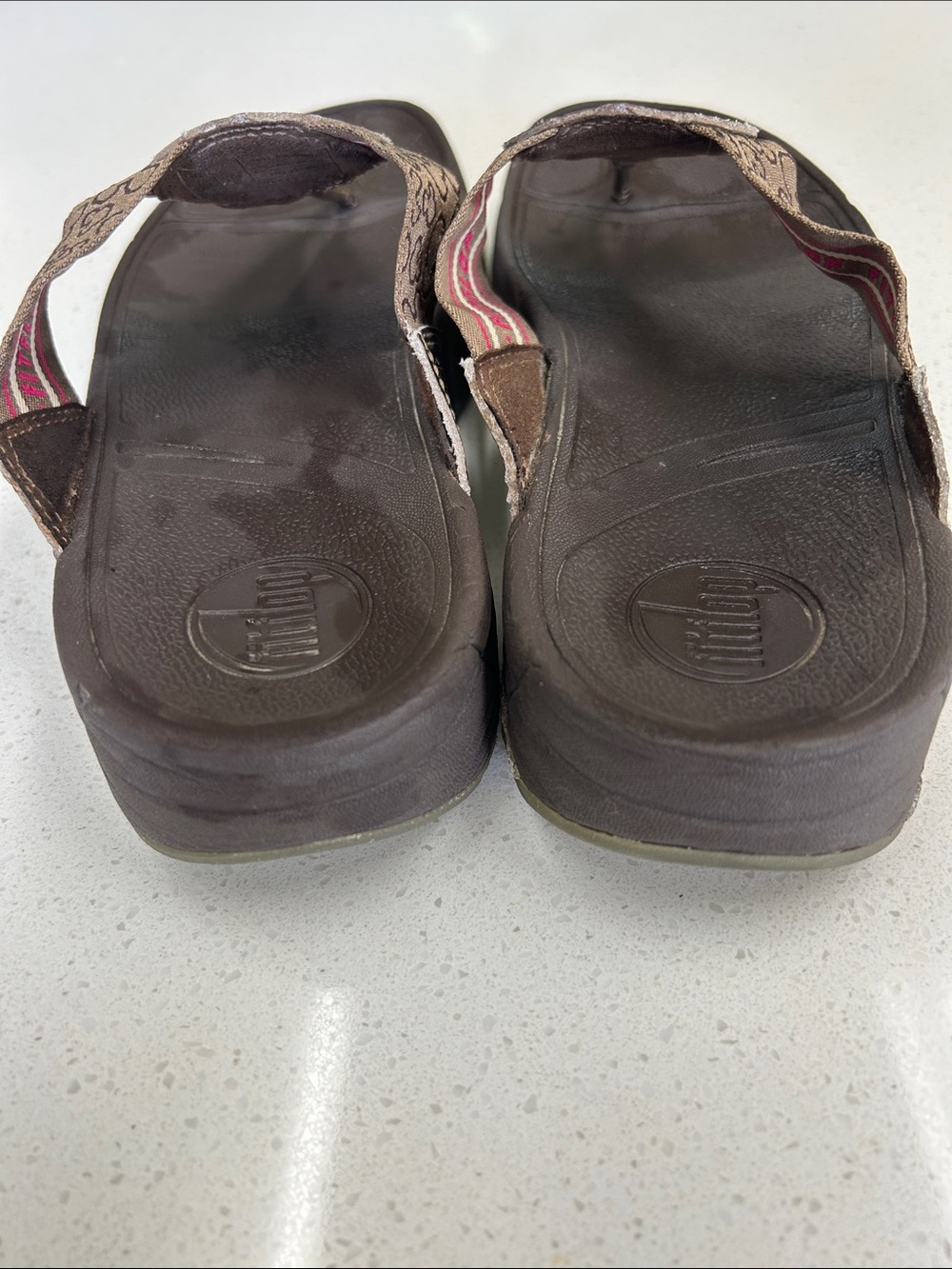 Disney Brown Metallic Mickey Thong Sandals - Picture 3 of 6